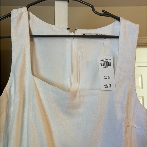 Linen-Blend Shift Maxi Dress - Picture 3 of 3